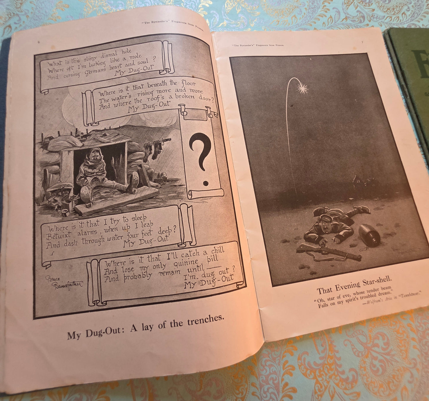 1916-1917 The Bystander's Fragments From France - Wartime Cartoon Humour