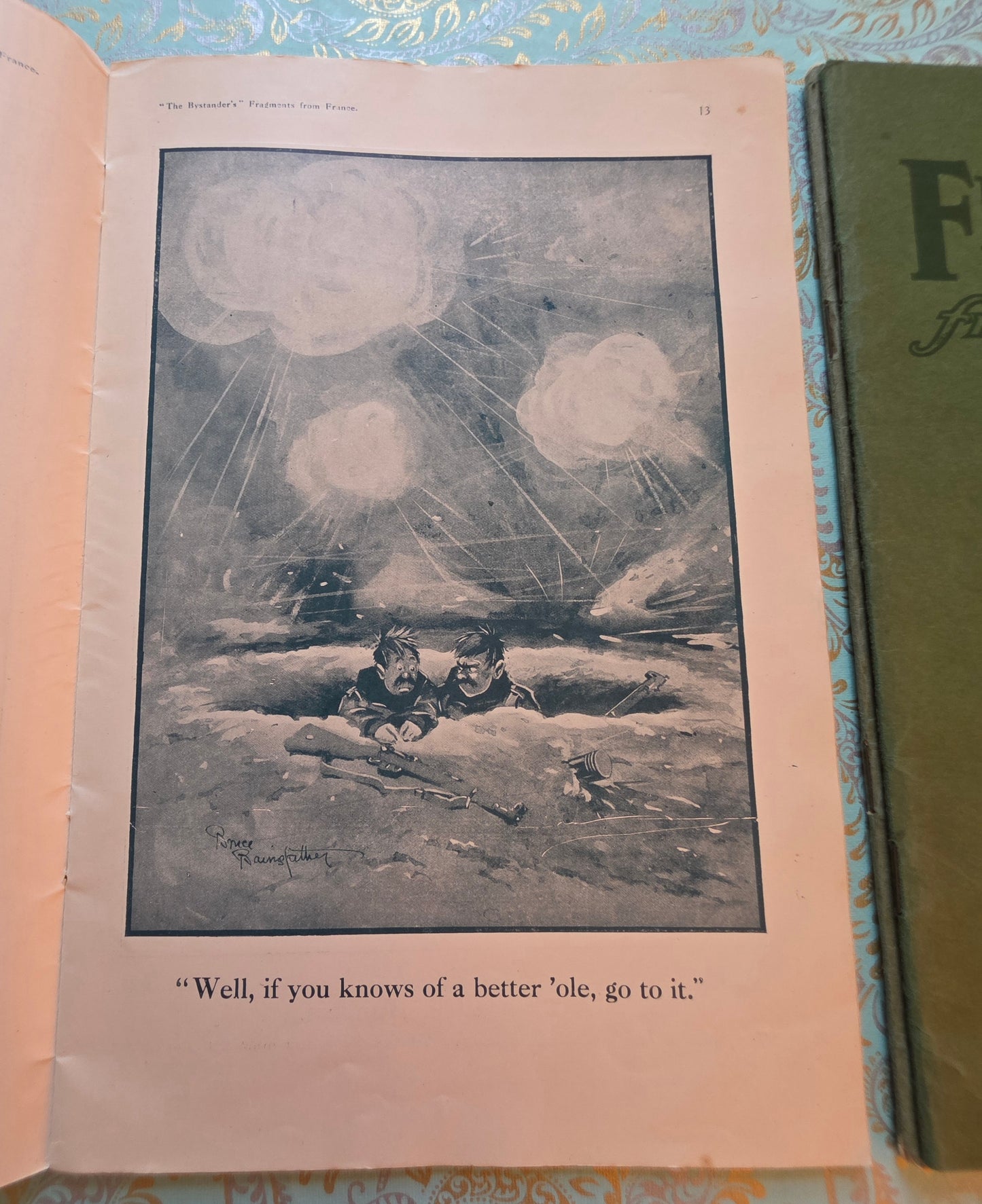 1916-1917 The Bystander's Fragments From France - Wartime Cartoon Humour