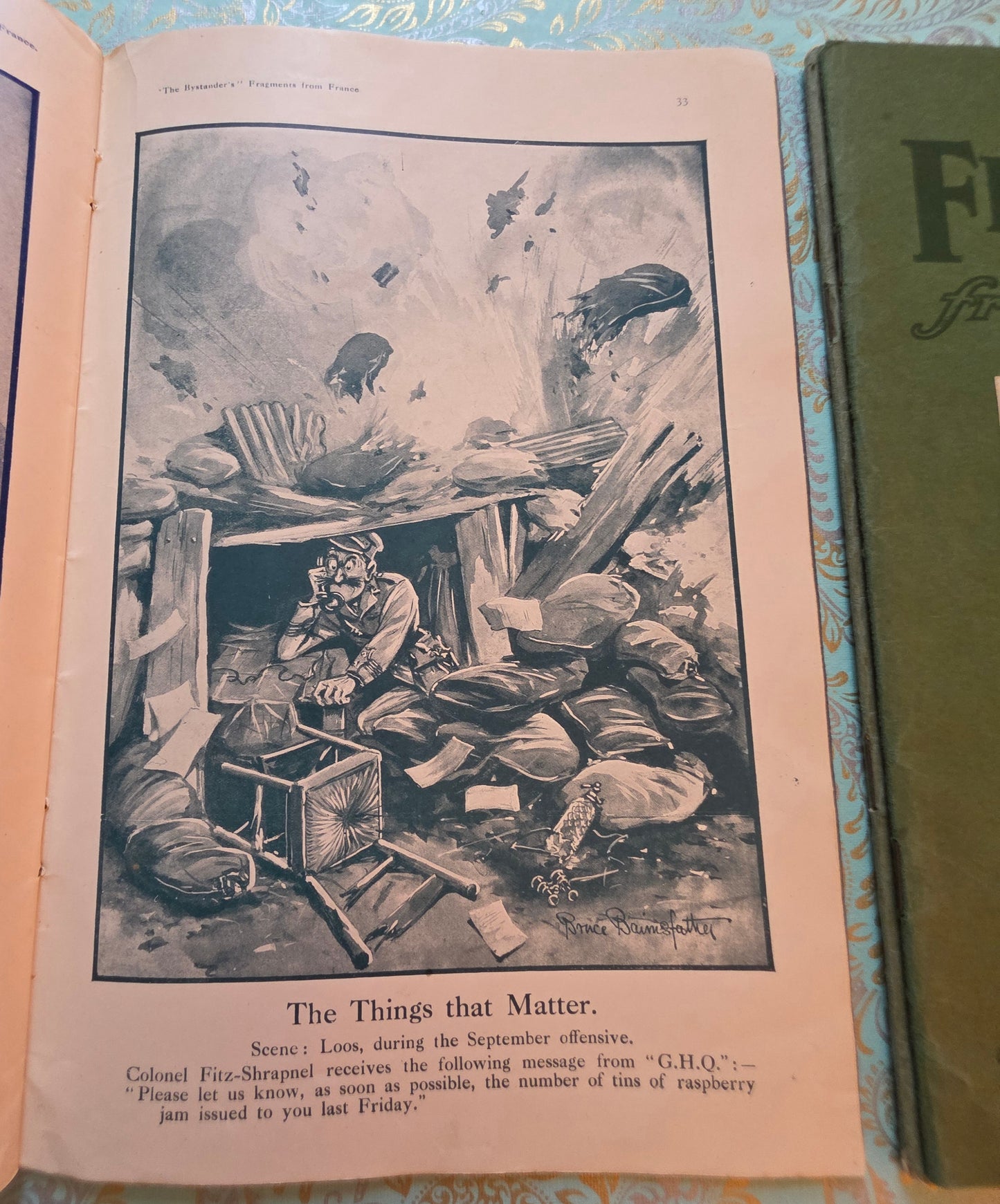 1916-1917 The Bystander's Fragments From France - Wartime Cartoon Humour