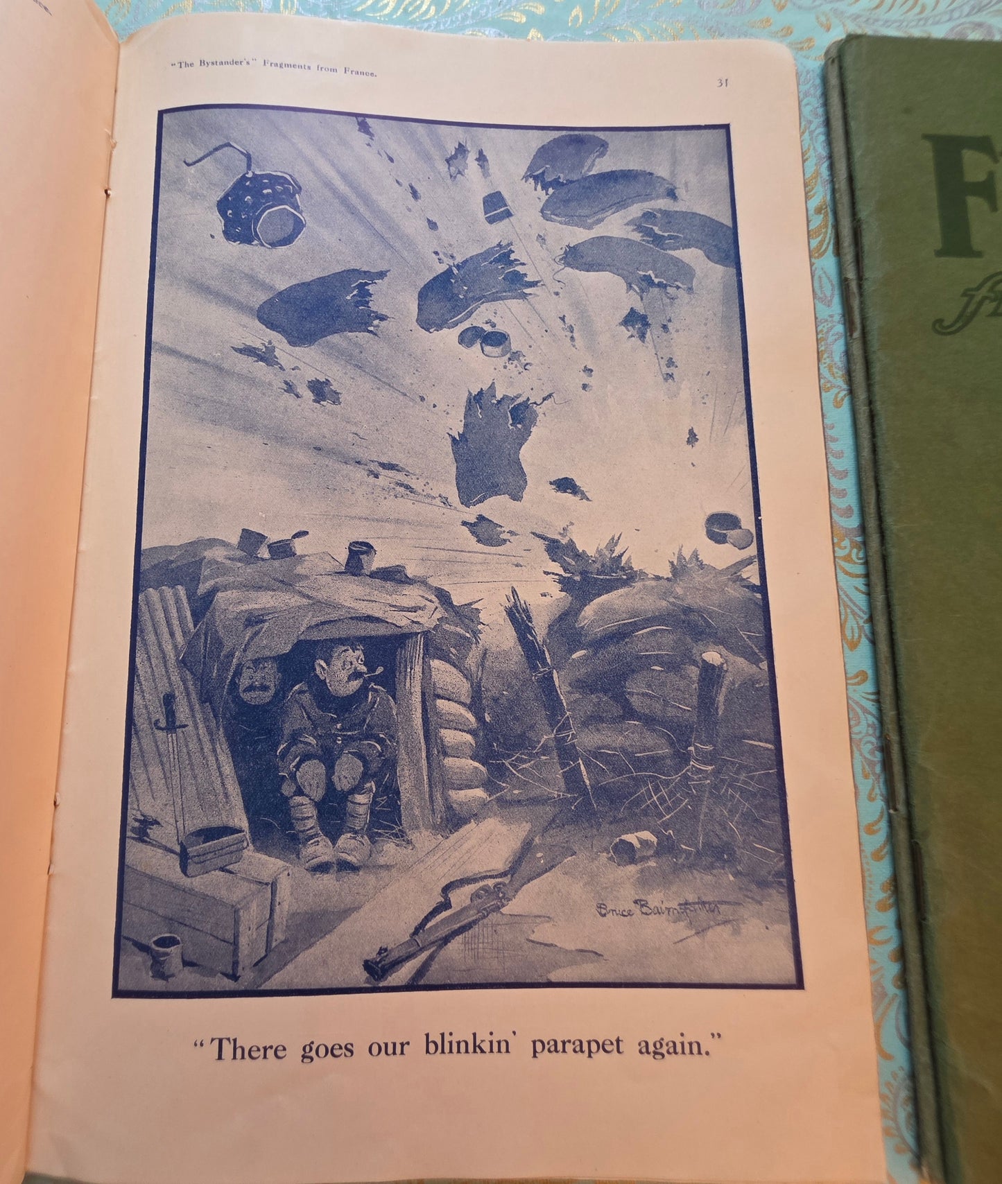 1916-1917 The Bystander's Fragments From France - Wartime Cartoon Humour