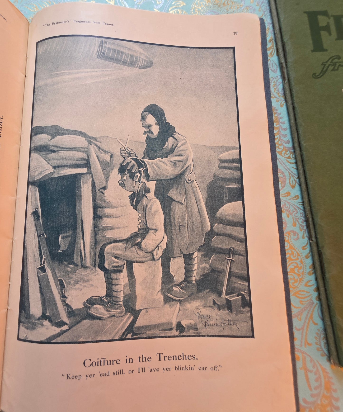 1916-1917 The Bystander's Fragments From France - Wartime Cartoon Humour