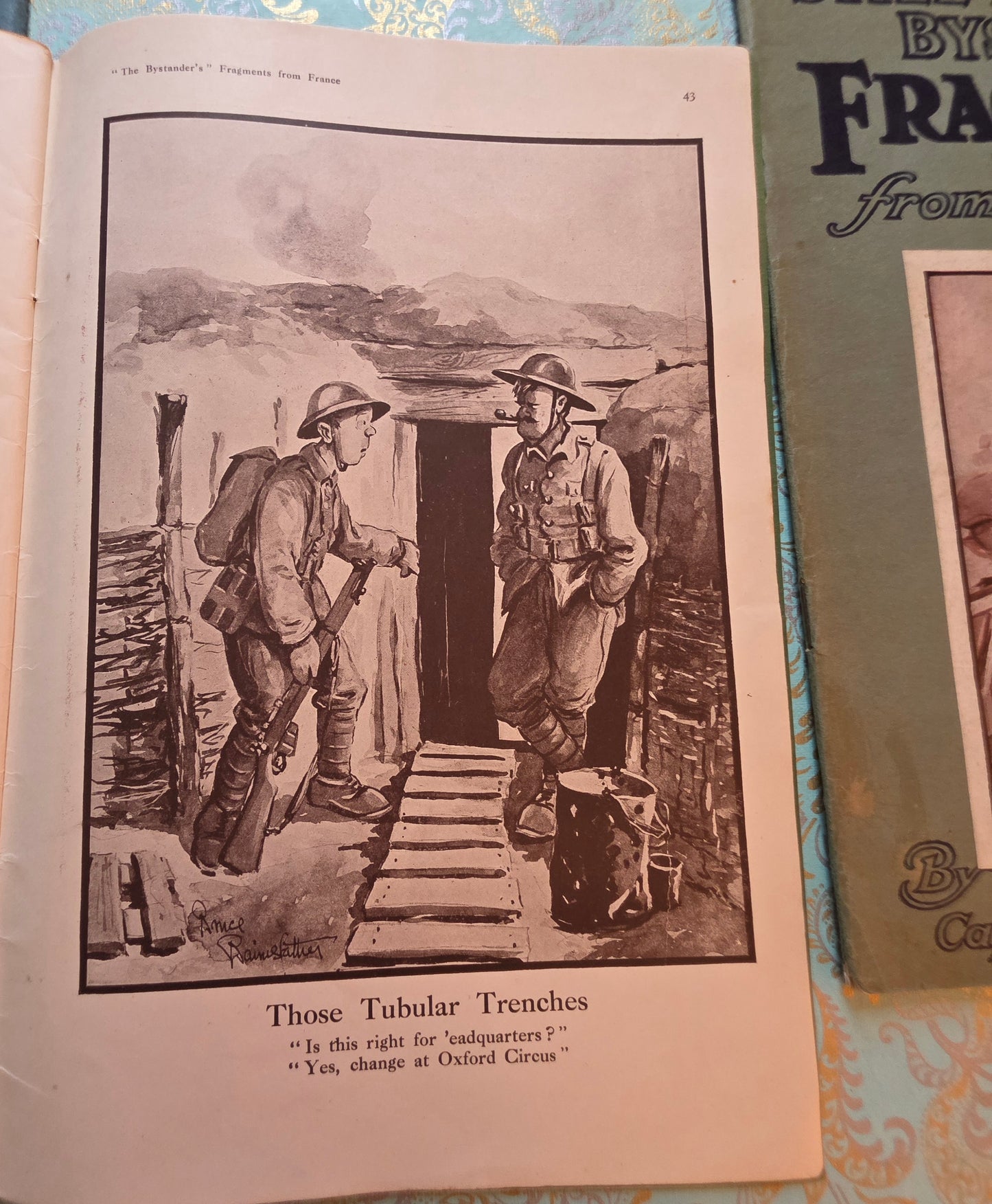 1916-1917 The Bystander's Fragments From France - Wartime Cartoon Humour