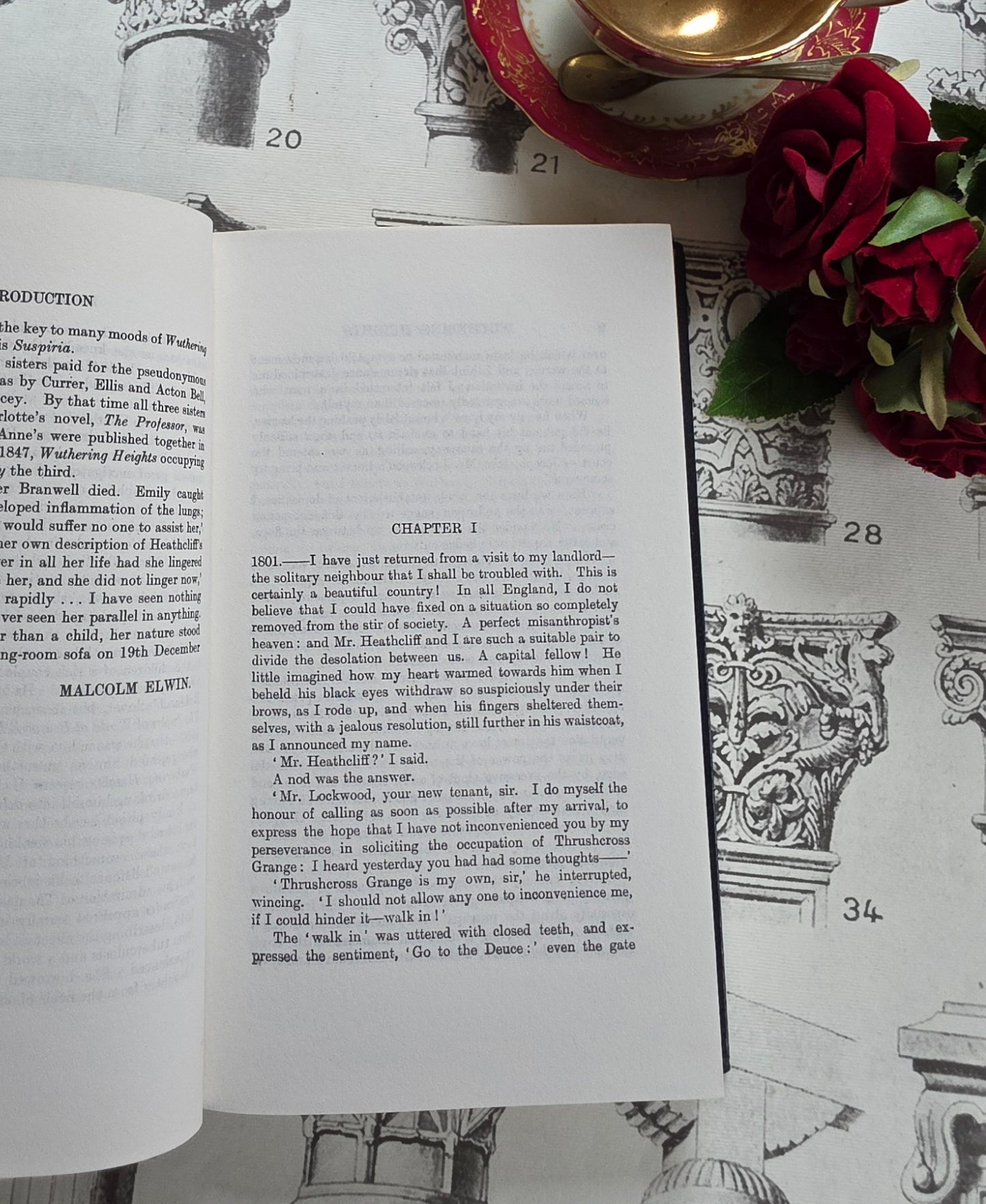 1966 Wuthering Heights by Emily Bronte : Illustrated Vintage Book