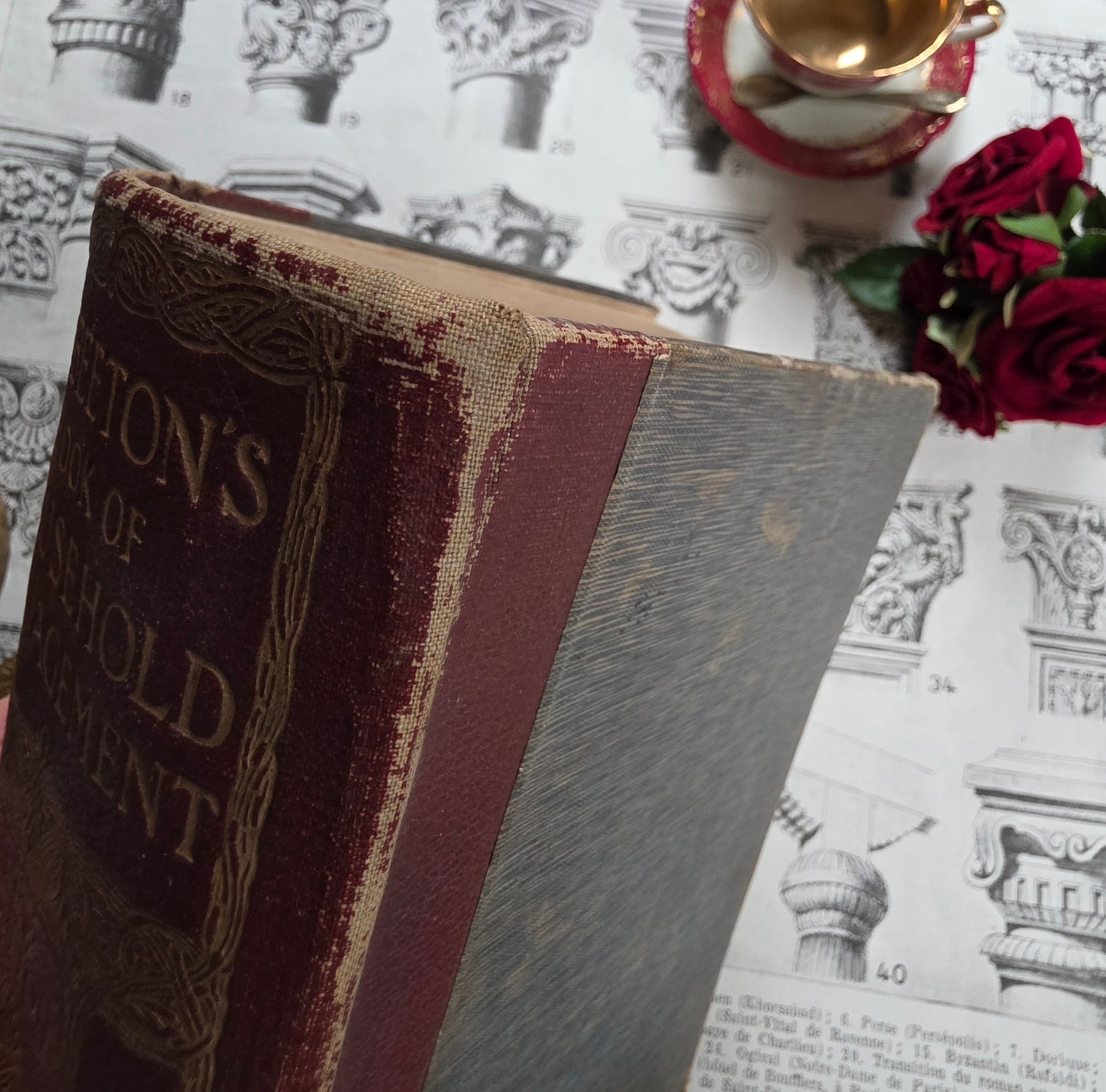 1906 Mrs Beeton's Book of Household Management - Large Illustrated Antique Book
