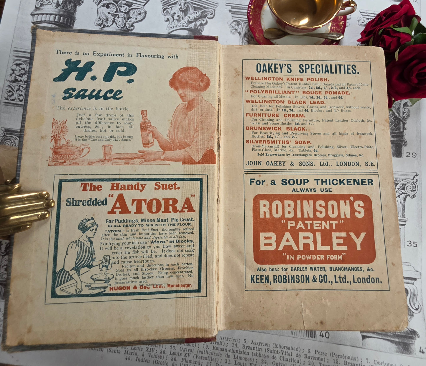 1906 Mrs Beeton's Book of Household Management - Large Illustrated Antique Book