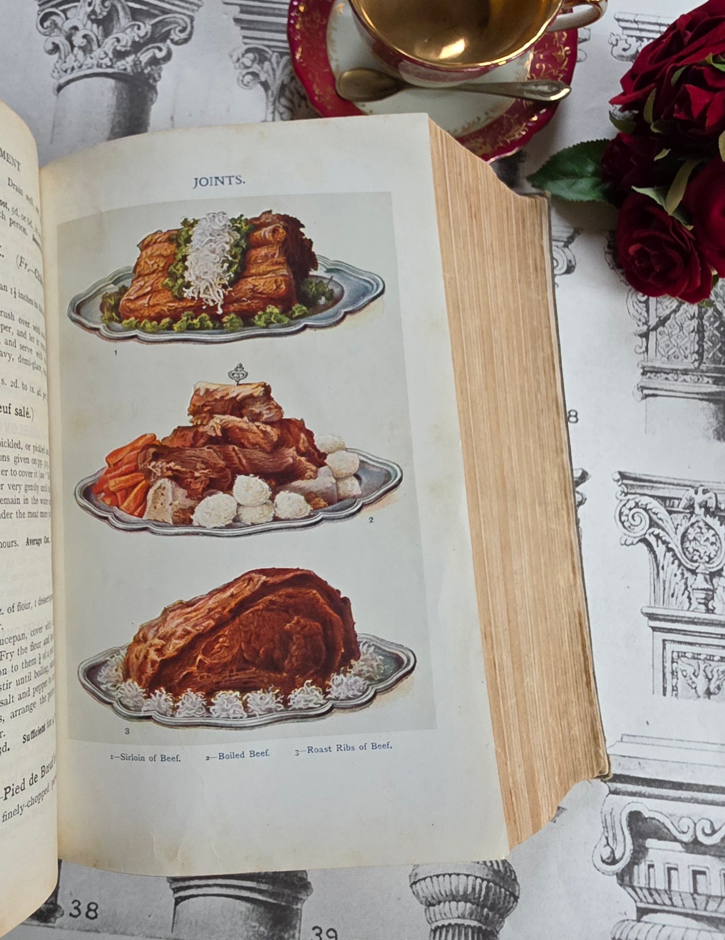 1906 Mrs Beeton's Book of Household Management - Large Illustrated Antique Book