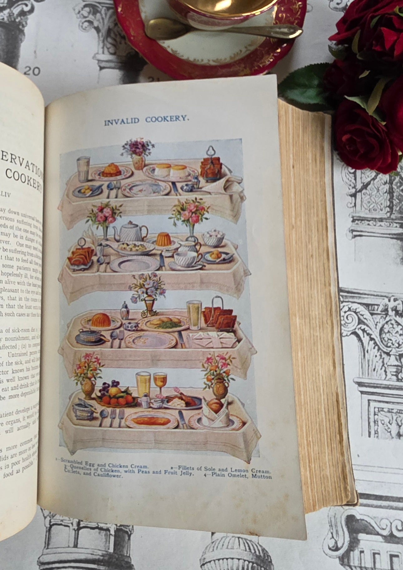1906 Mrs Beeton's Book of Household Management - Large Illustrated Antique Book