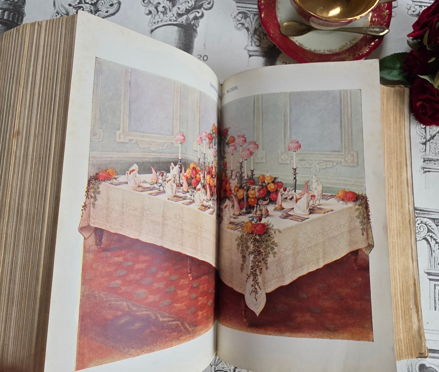 1906 Mrs Beeton's Book of Household Management - Large Illustrated Antique Book