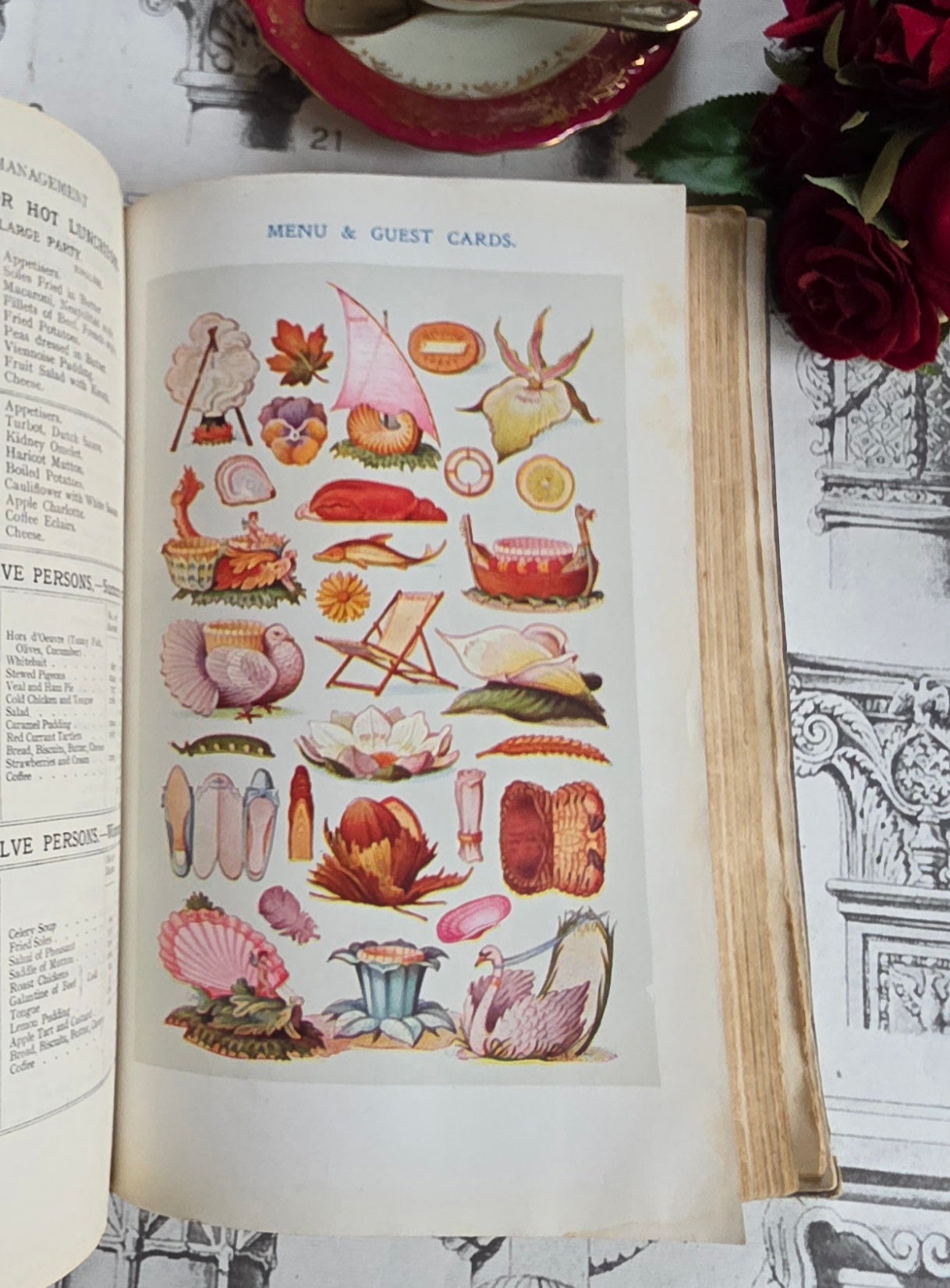 1906 Mrs Beeton's Book of Household Management - Large Illustrated Antique Book
