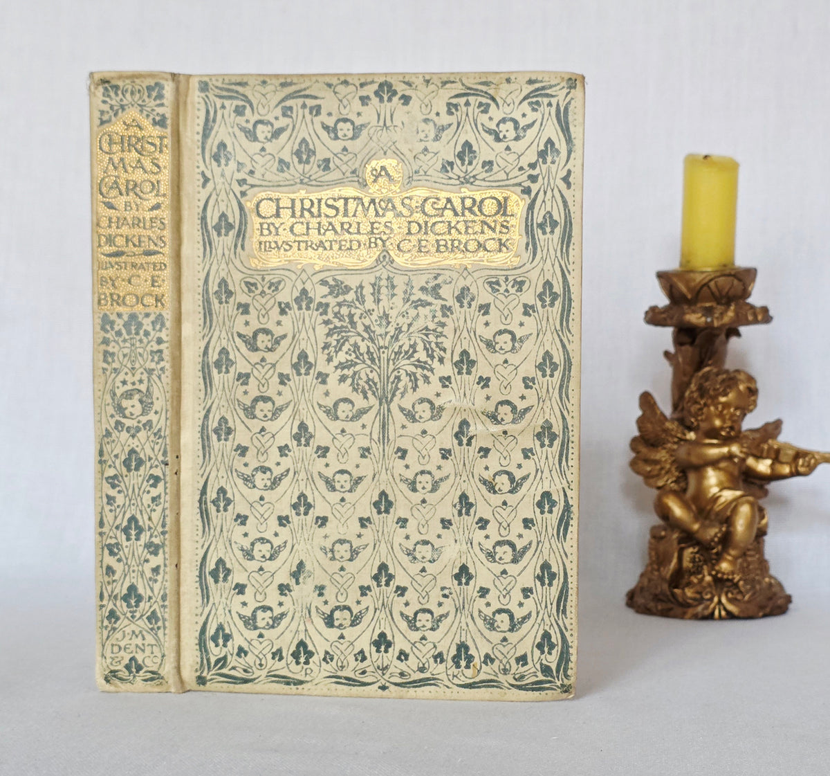 1905 A Christmas Carol by Charles Dickens - Illustrated Antique Christmas Book