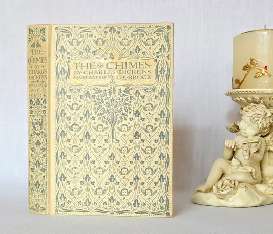 1905 The Chimes by Charles Dickens - Illustrated Antique Christmas Book