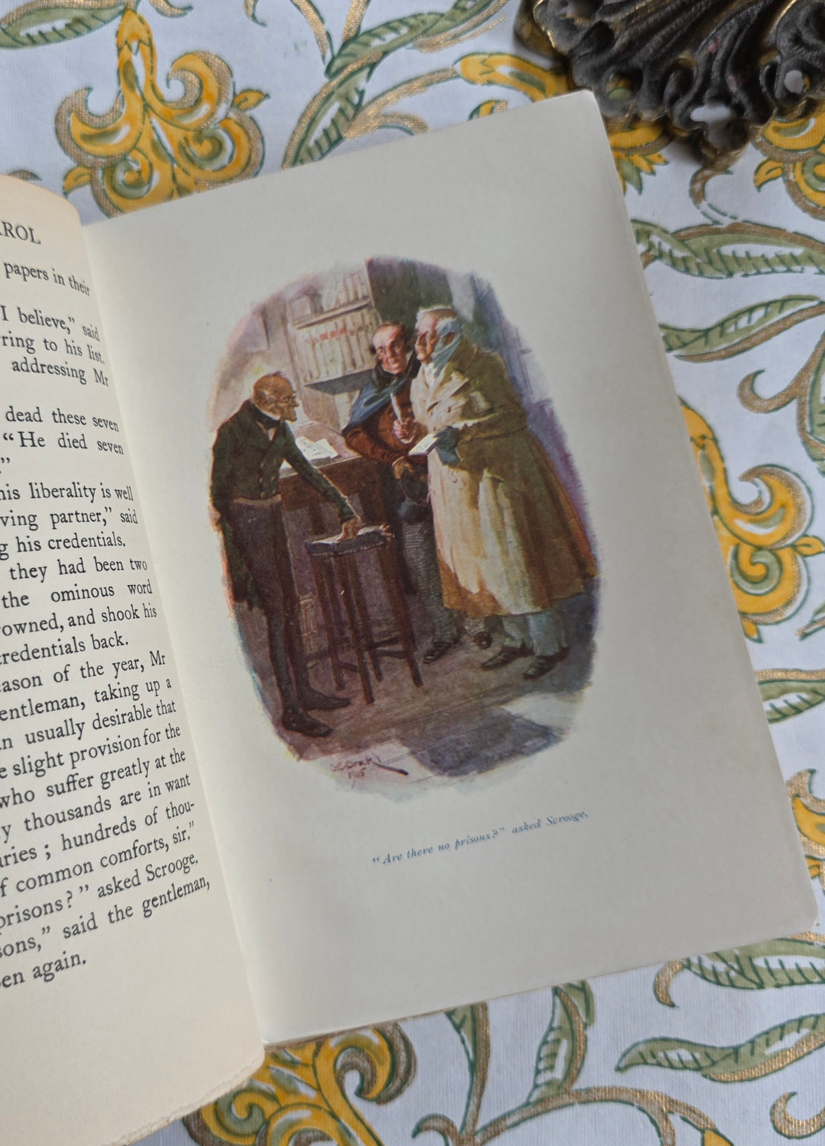 1905 A Christmas Carol by Charles Dickens - Illustrated Antique Christmas Book