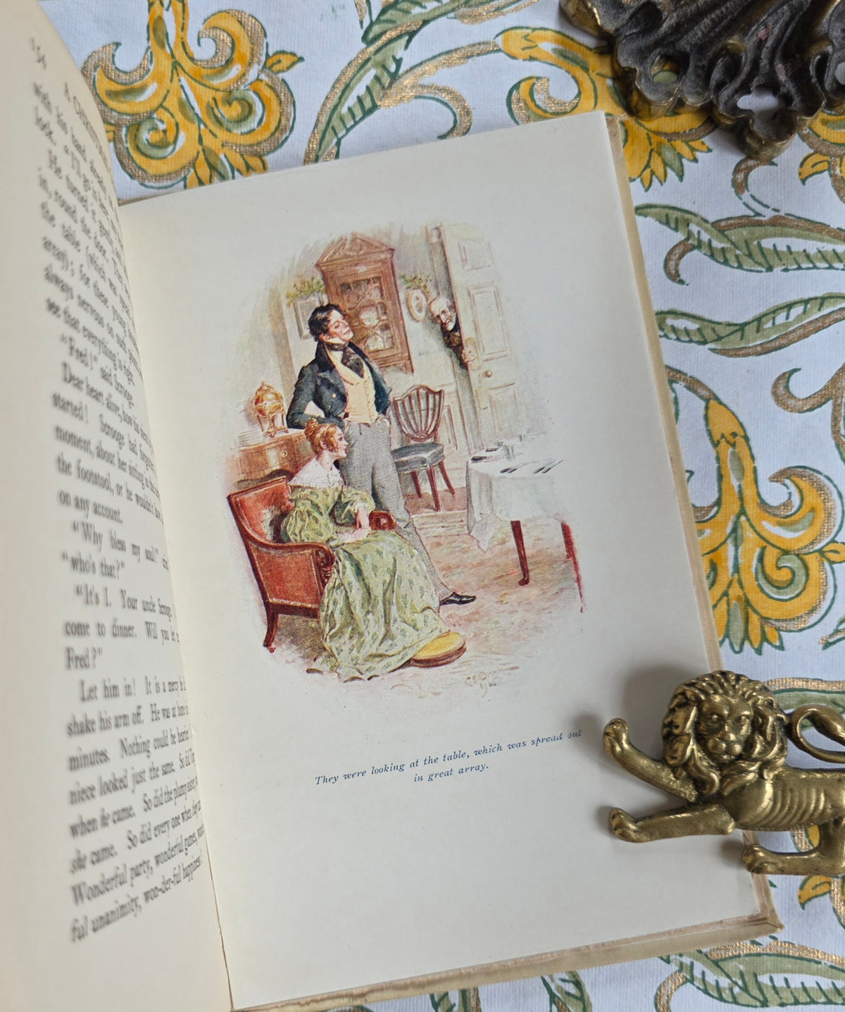 1905 A Christmas Carol by Charles Dickens - Illustrated Antique Christmas Book