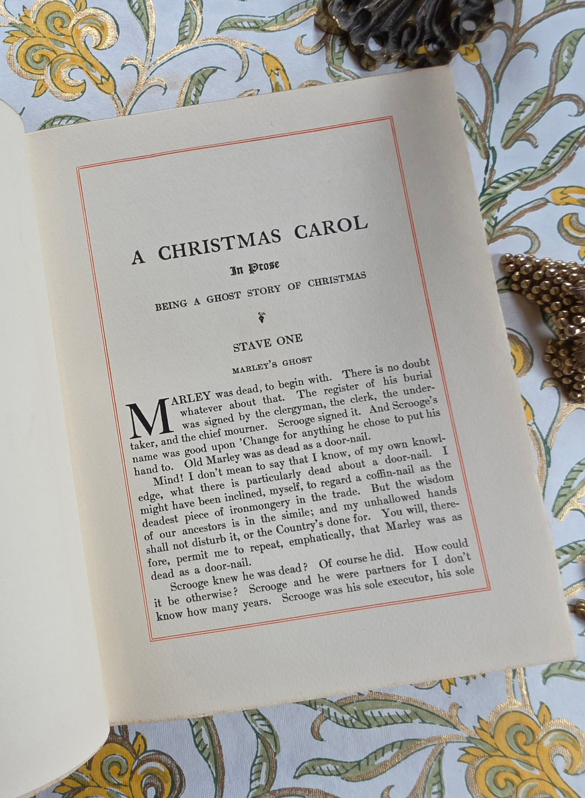 1907 A Christmas Carol and The Cricket on the Heart By Charles Dickens - Illustrated Antique Book