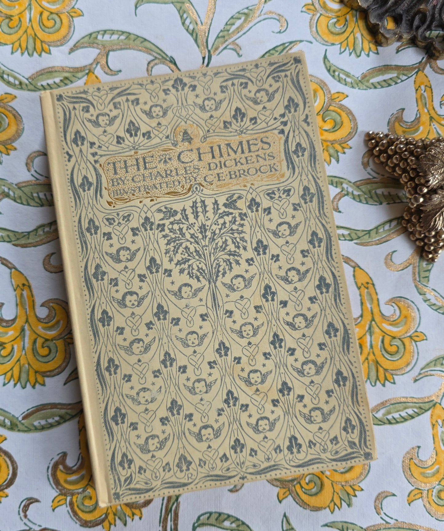 1905 The Chimes by Charles Dickens - Illustrated Antique Christmas Book