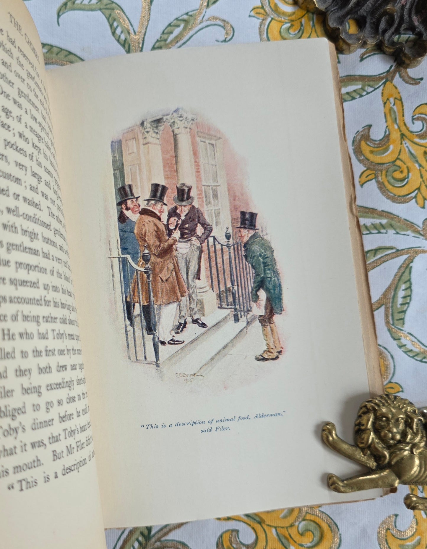 1905 The Chimes by Charles Dickens - Illustrated Antique Christmas Book