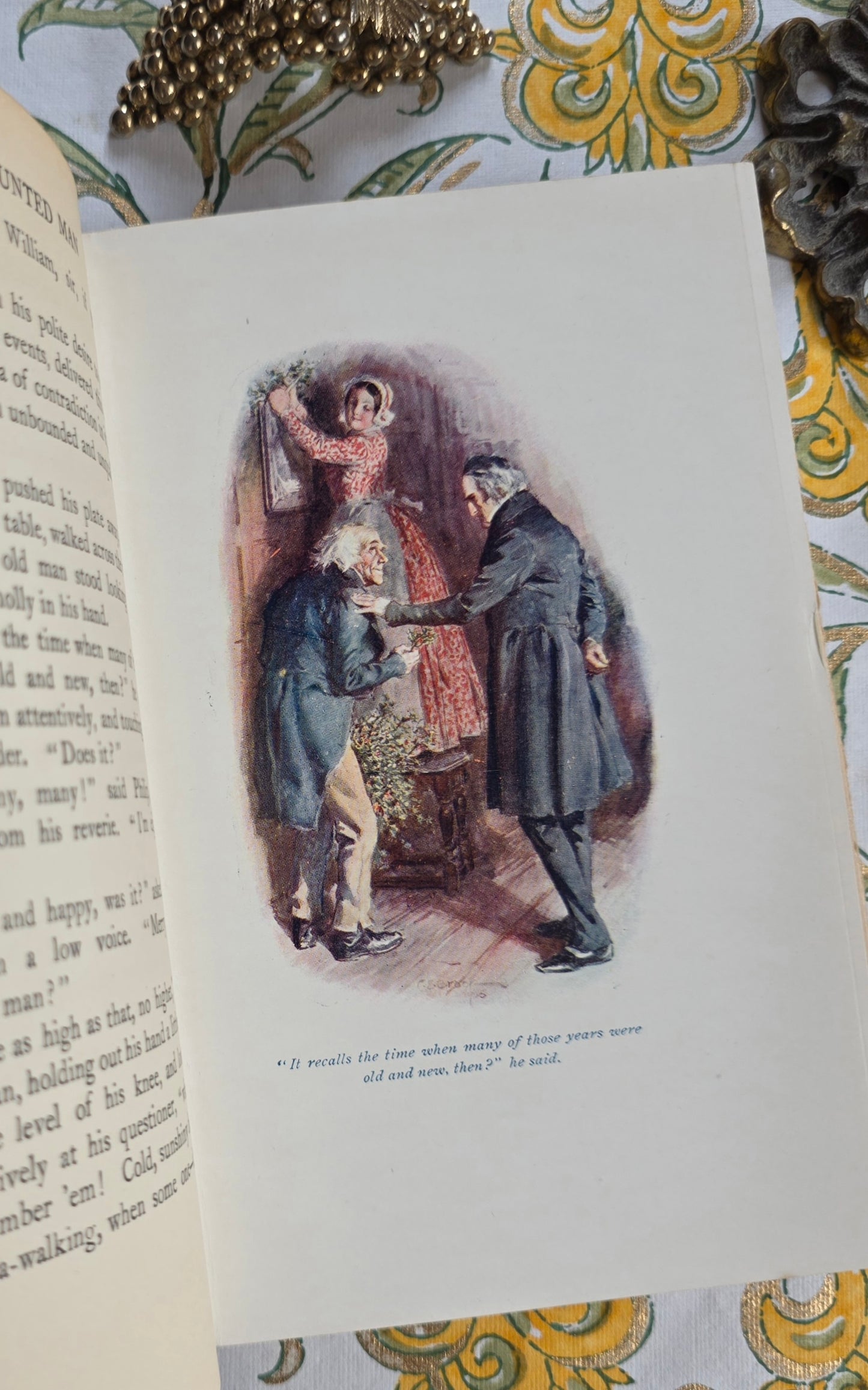 1907 The Haunted Man by Charles Dickens - Illustrated Antique Christmas Book