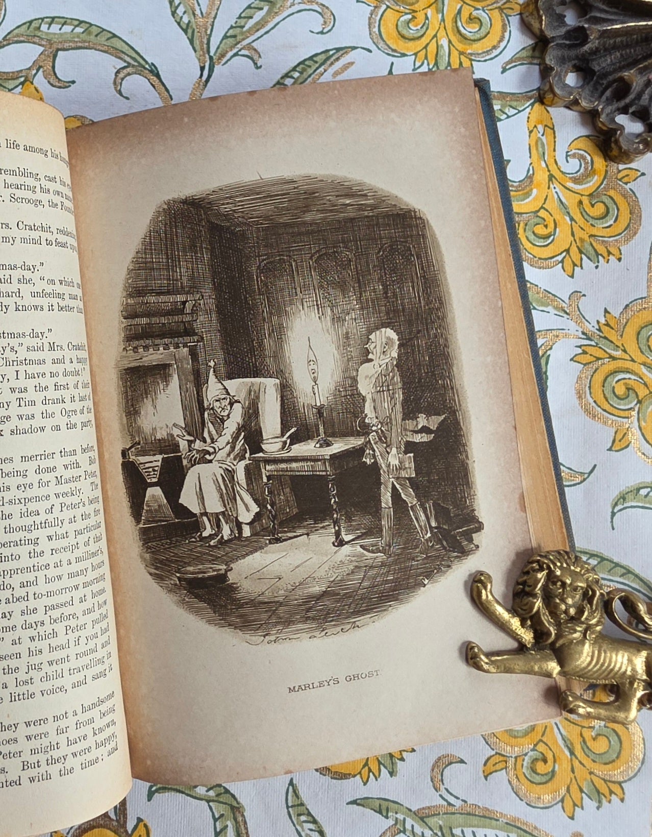 1912 Oliver Twist and Christmas Books by Charles Dickens - Antique Book