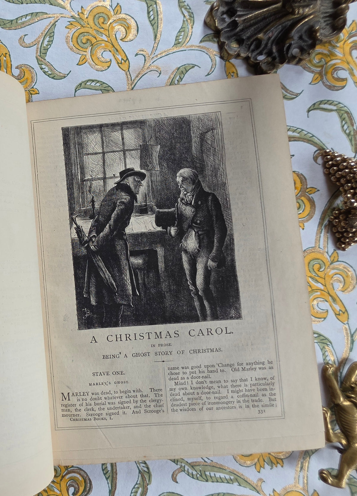 1880 Christmas Books by Charles Dickens - Antique Illustrated Edition