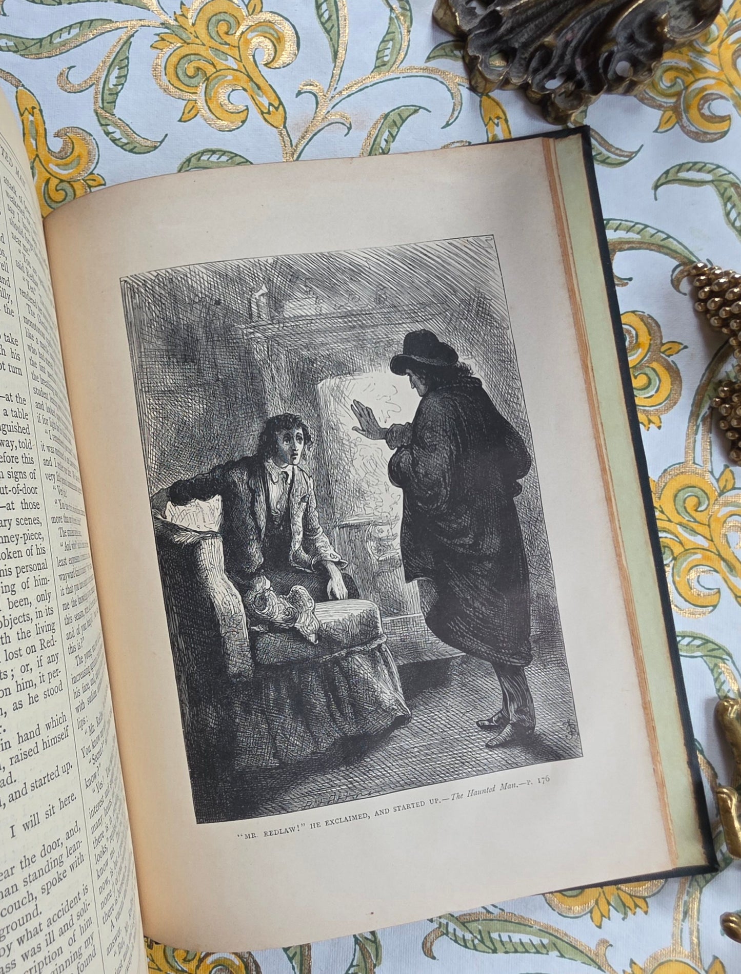 1880 Christmas Books by Charles Dickens - Antique Illustrated Edition