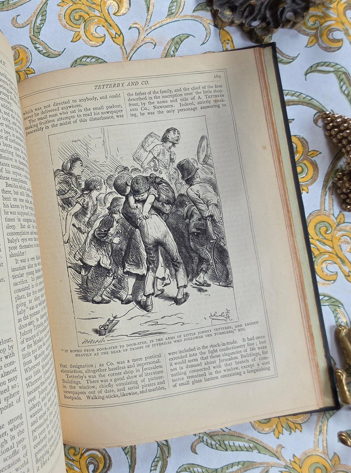 1880 Christmas Books by Charles Dickens - Antique Illustrated Edition