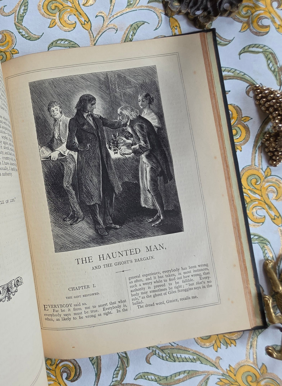 1880 Christmas Books by Charles Dickens - Antique Illustrated Edition