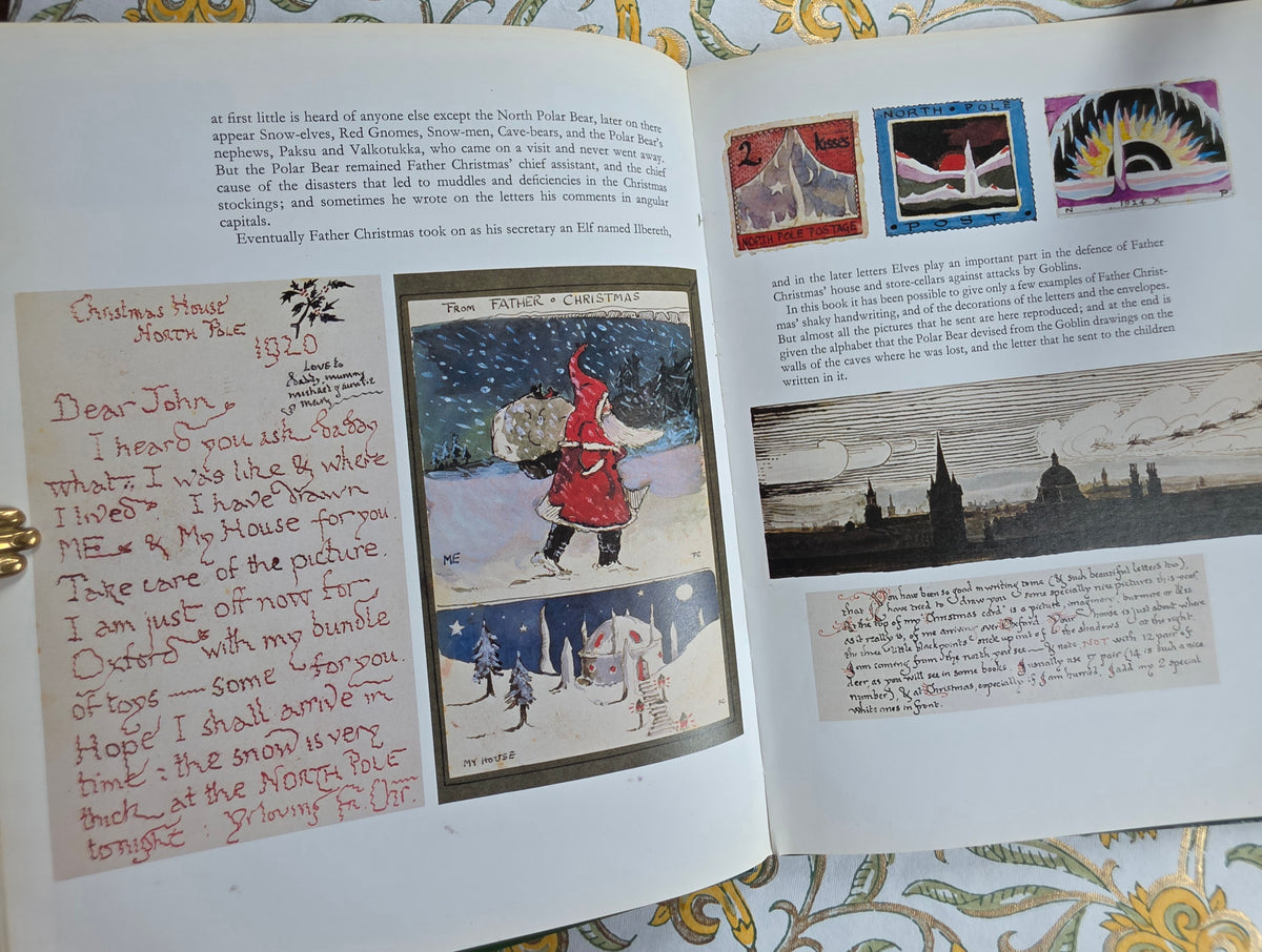 1976 The Father Christmas Letters by JRR Tolkien - Illustrated Vintage Book