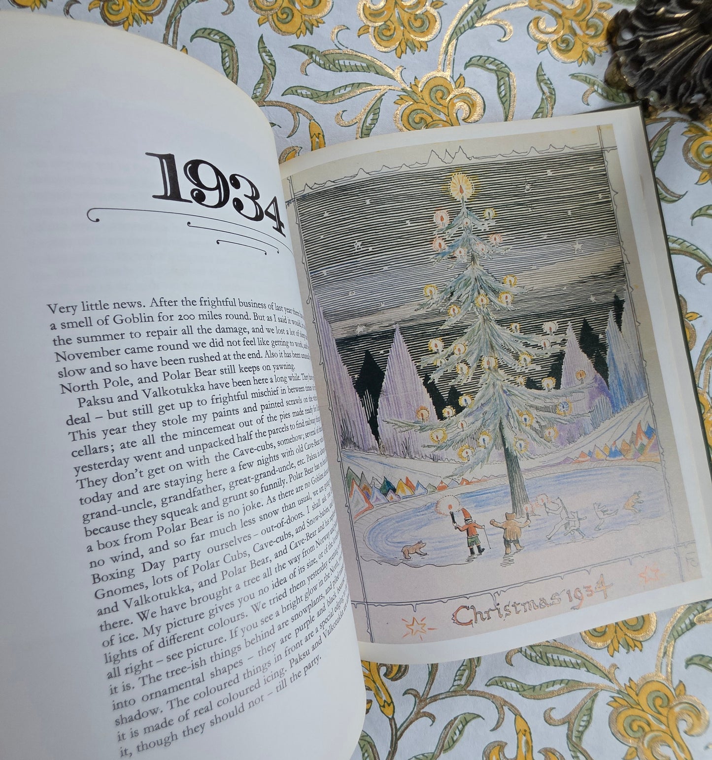 1976 The Father Christmas Letters by JRR Tolkien - Illustrated Vintage Book