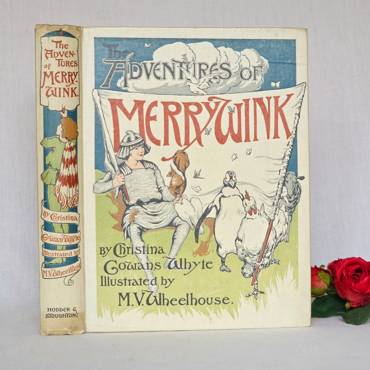 RESERVED 1906 The Adventures of Merrywink by C Gowans Whyte - Illustrated Antique Fairytale Book