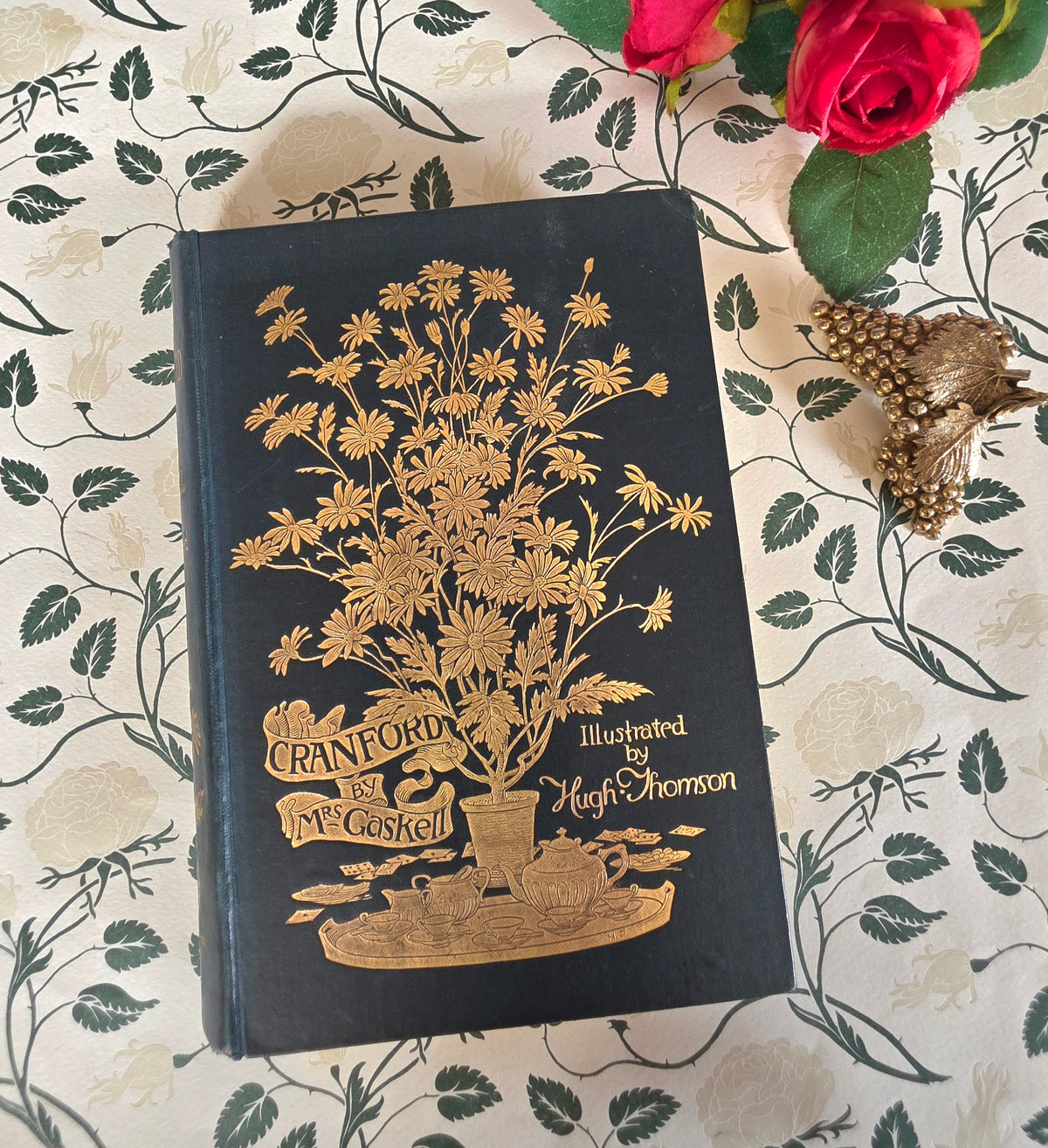 1895 Cranford by Mrs Elizabeth Gaskell - Illustrated Antique Book