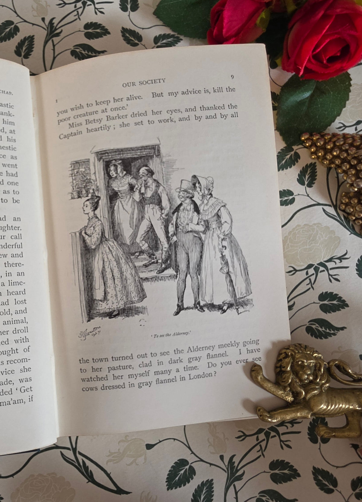 1895 Cranford by Mrs Elizabeth Gaskell - Illustrated Antique Book