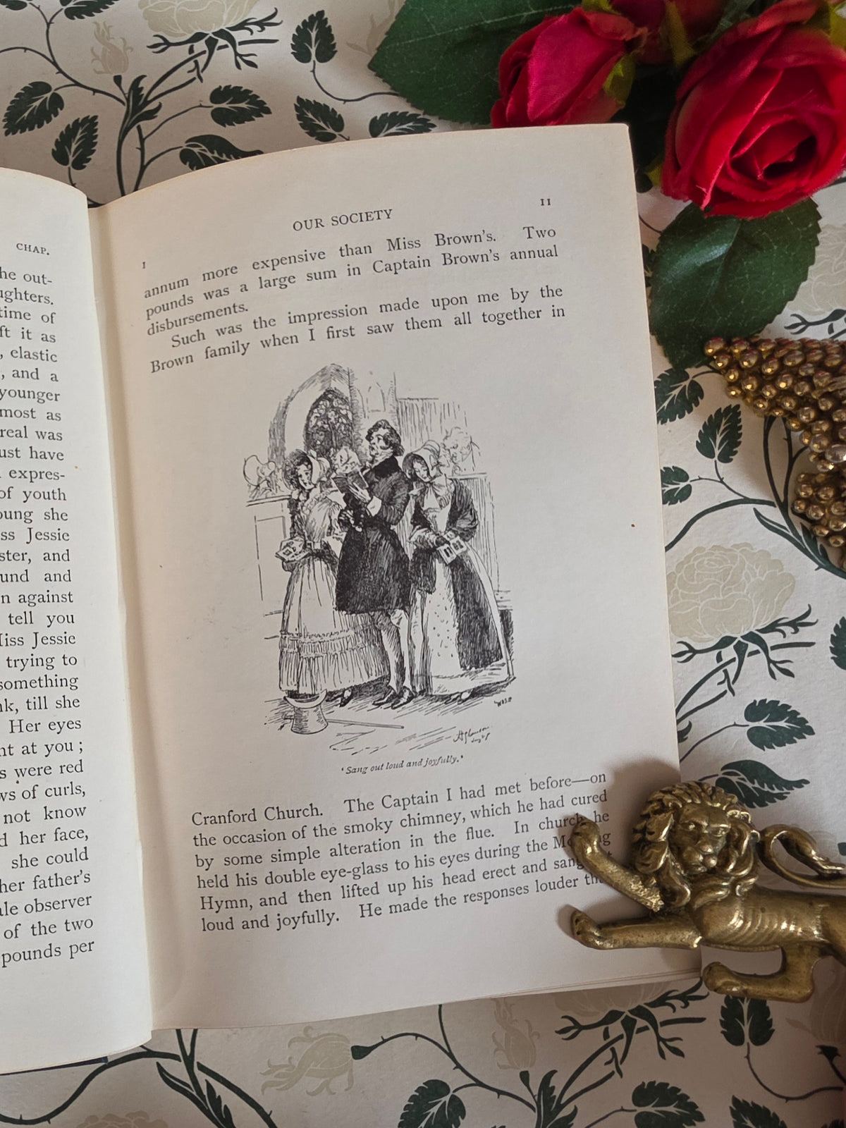1895 Cranford by Mrs Elizabeth Gaskell - Illustrated Antique Book