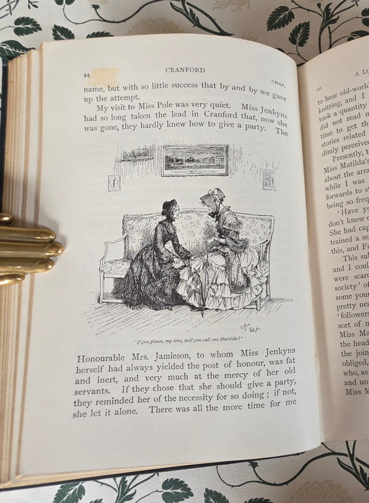 1895 Cranford by Mrs Elizabeth Gaskell - Illustrated Antique Book