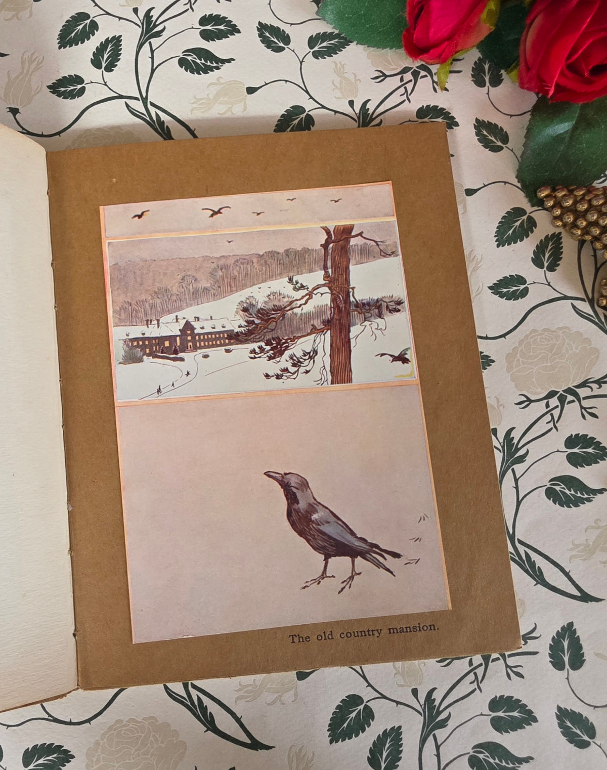 1908 An Old Fashioned Christmas Eve by Washington Irving - Antique Illustrated Book