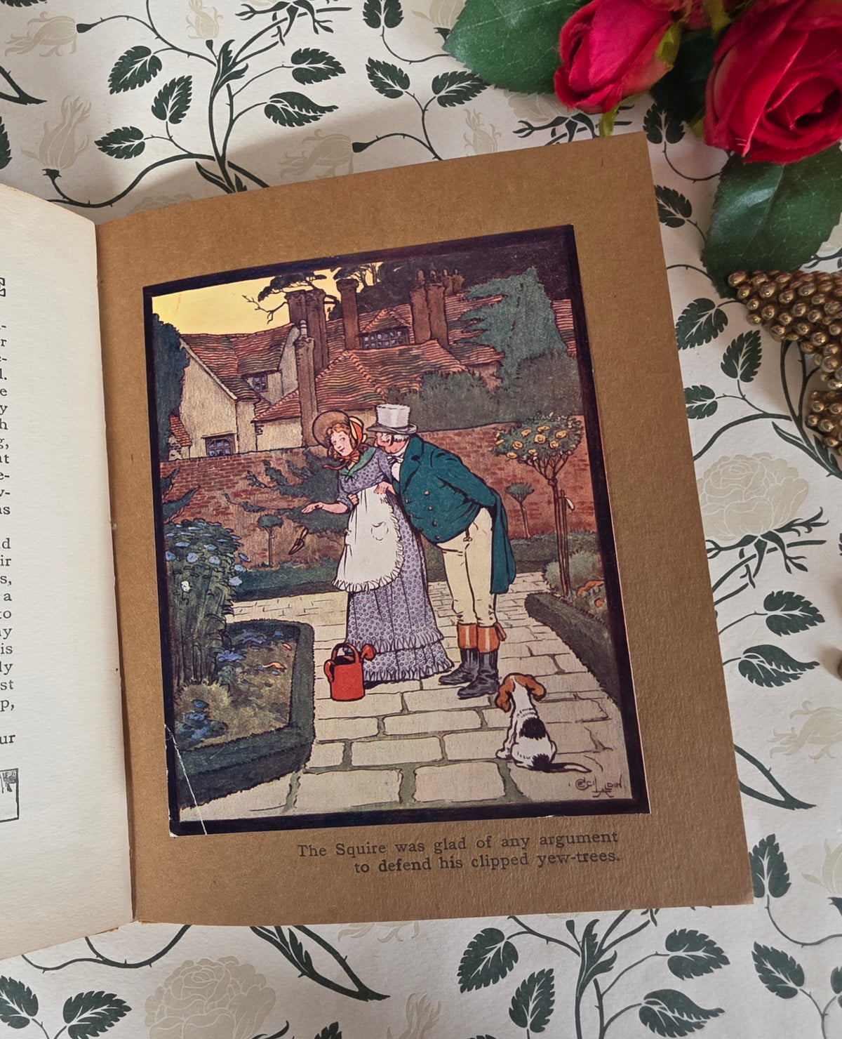 1908 An Old Fashioned Christmas Eve by Washington Irving - Antique Illustrated Book