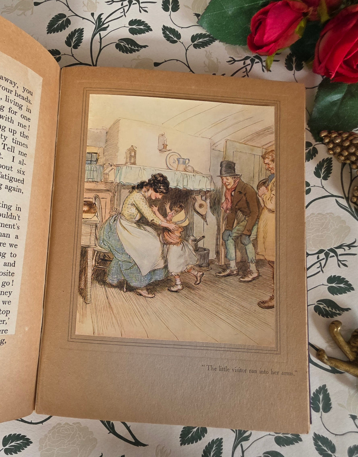 1913 The Chimes by Charles Dickens - One of the Five Christmas Books - Illustrated Antique Book