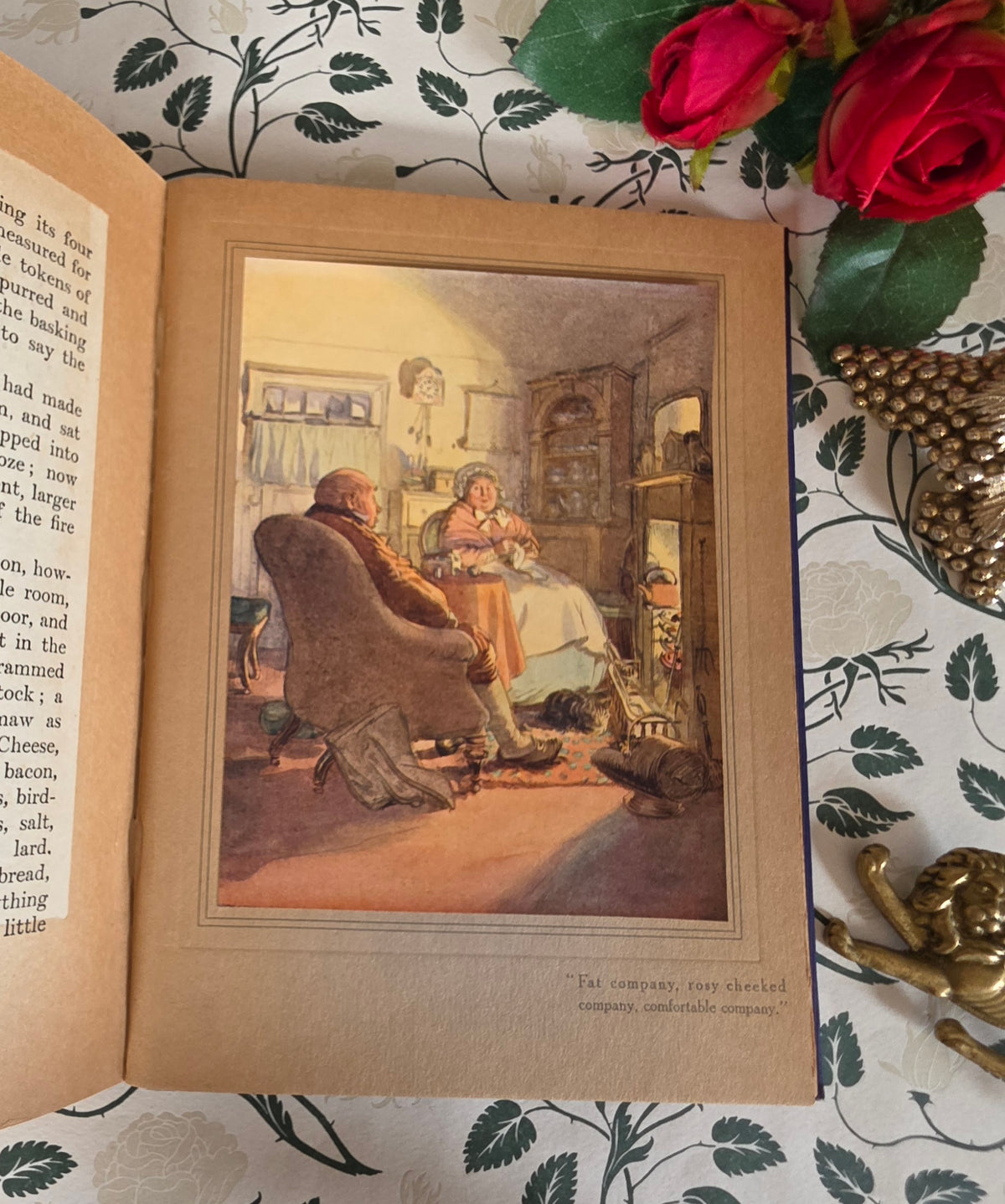 1913 The Chimes by Charles Dickens - One of the Five Christmas Books - Illustrated Antique Book