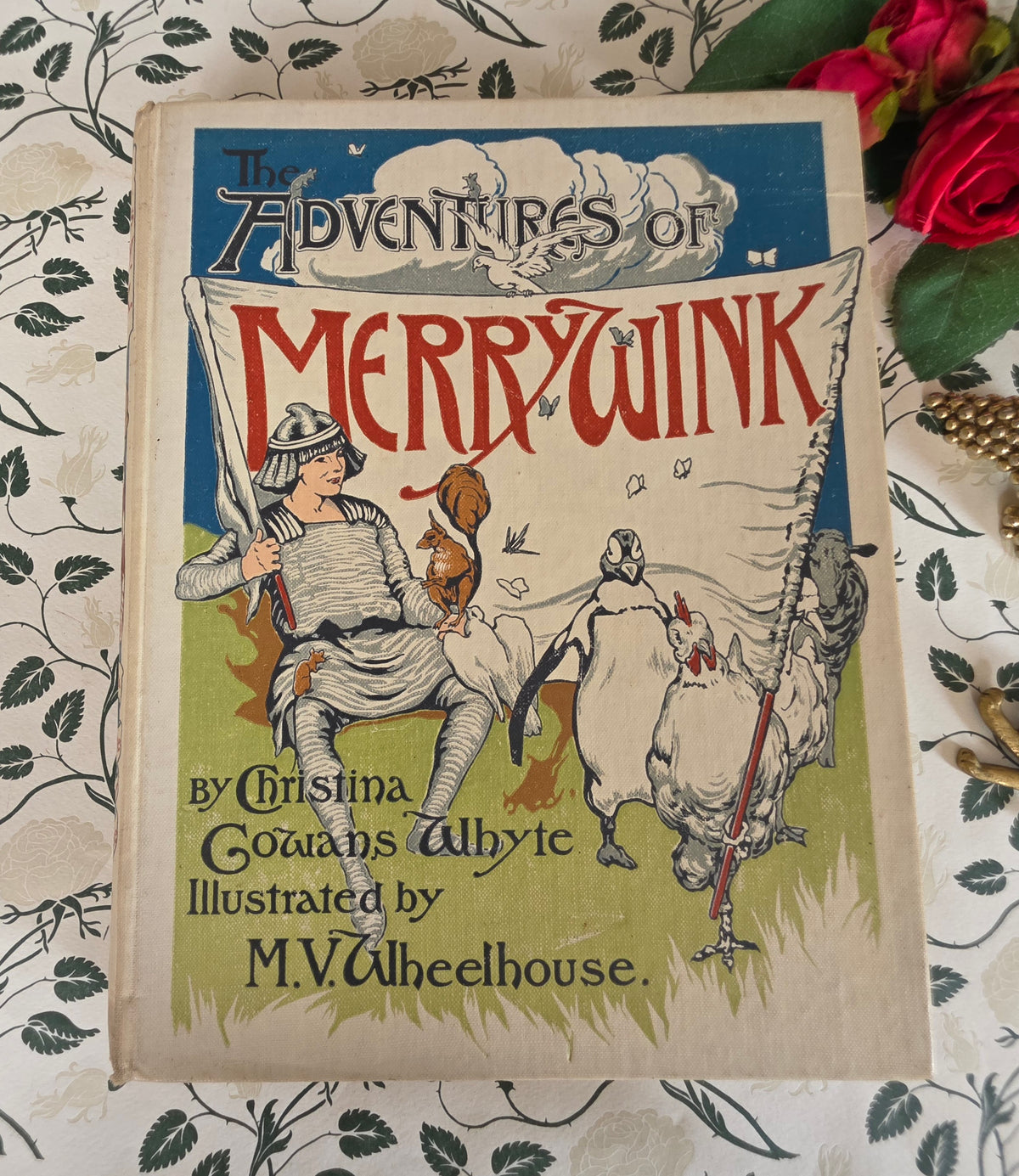 RESERVED 1906 The Adventures of Merrywink by C Gowans Whyte - Illustrated Antique Fairytale Book