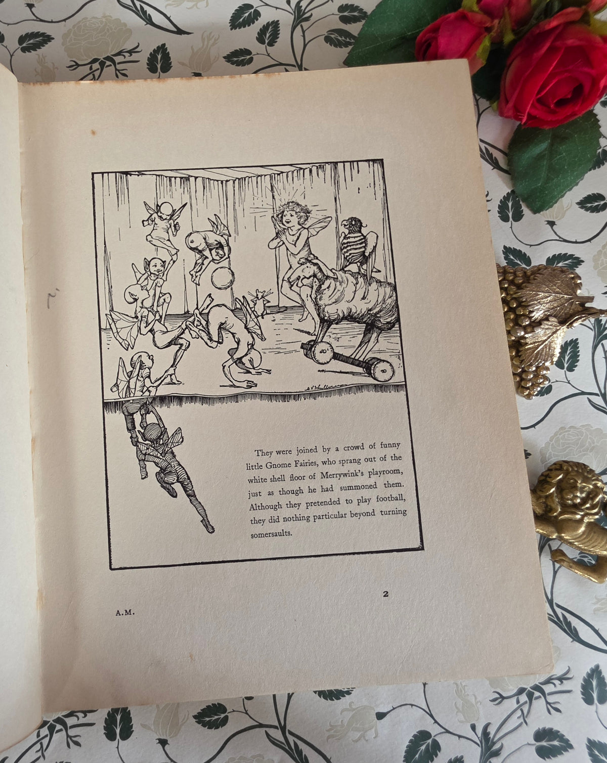 RESERVED 1906 The Adventures of Merrywink by C Gowans Whyte - Illustrated Antique Fairytale Book