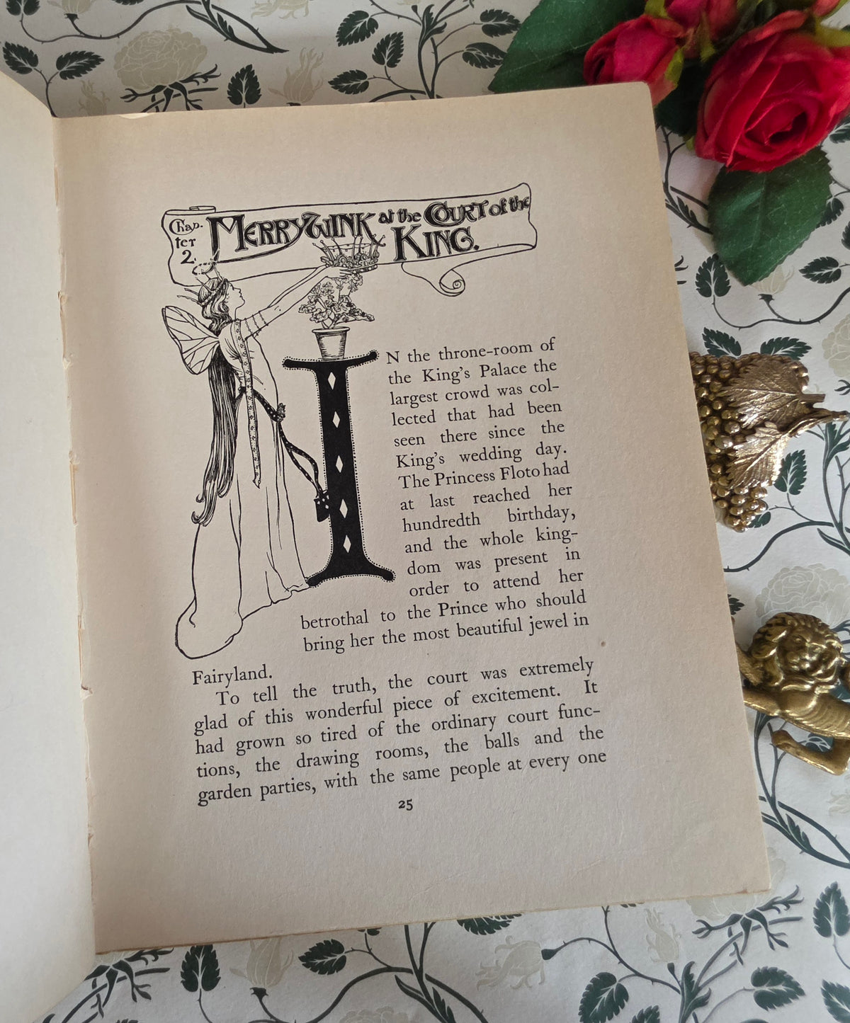 RESERVED 1906 The Adventures of Merrywink by C Gowans Whyte - Illustrated Antique Fairytale Book