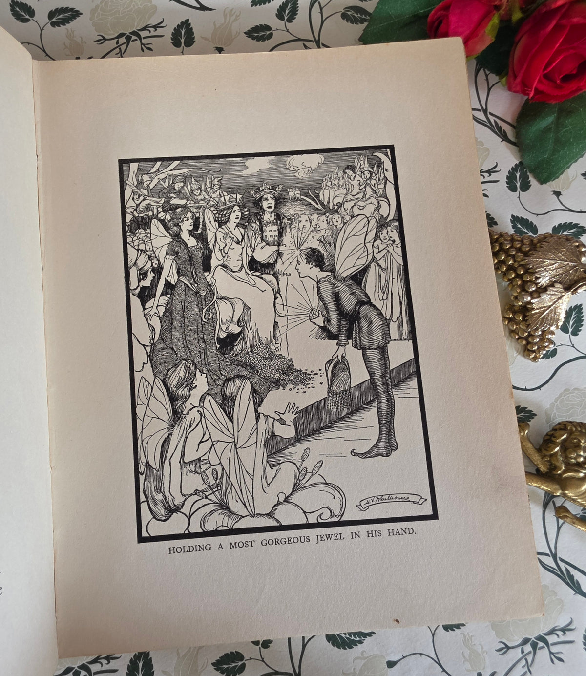 RESERVED 1906 The Adventures of Merrywink by C Gowans Whyte - Illustrated Antique Fairytale Book