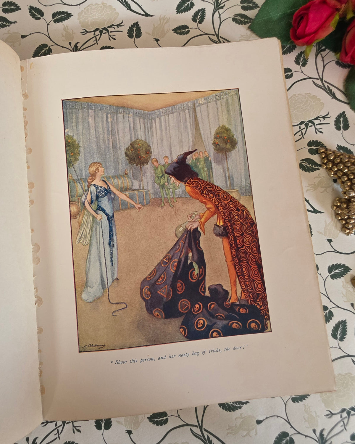 RESERVED 1906 The Adventures of Merrywink by C Gowans Whyte - Illustrated Antique Fairytale Book