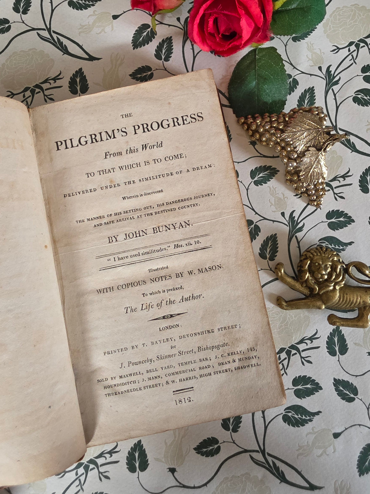1812 RESCUE COPY The Pilgrim's Progress by John Bunyan
