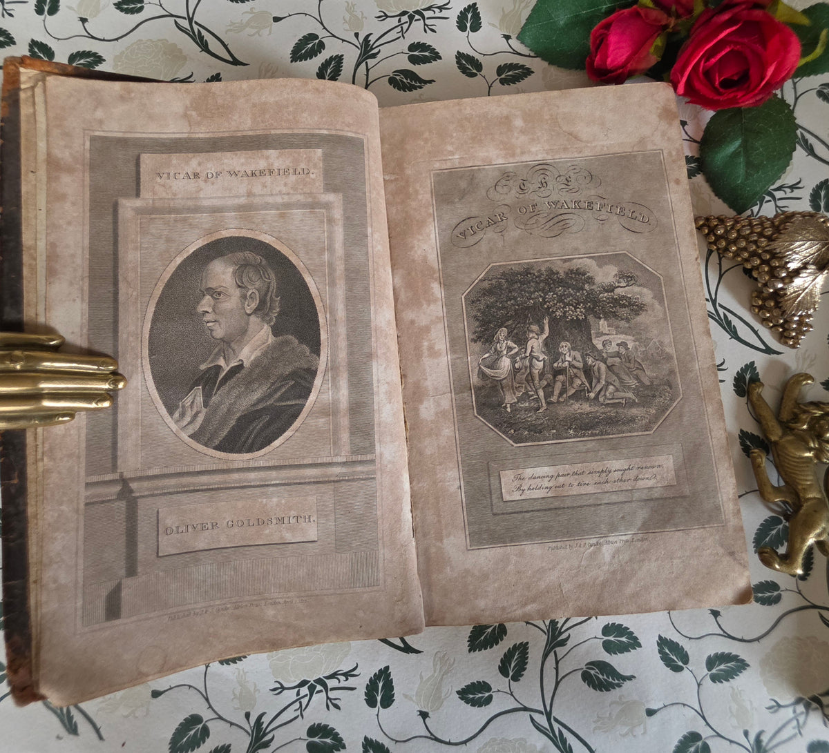 1812 RESCUE COPY - The Vicar of Wakefield by Oliver Goldsmith - Engraved Plates