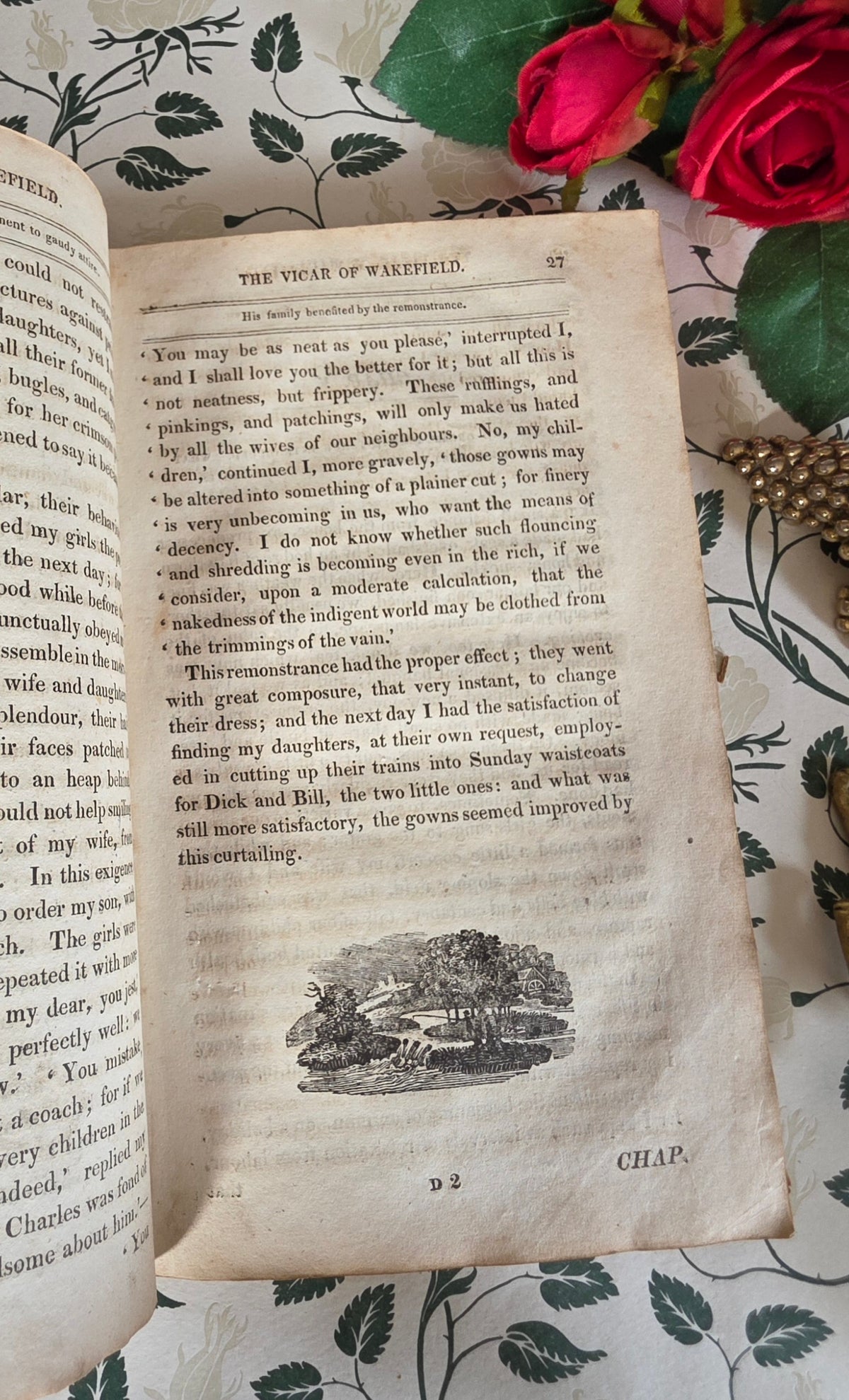 1812 RESCUE COPY - The Vicar of Wakefield by Oliver Goldsmith - Engraved Plates