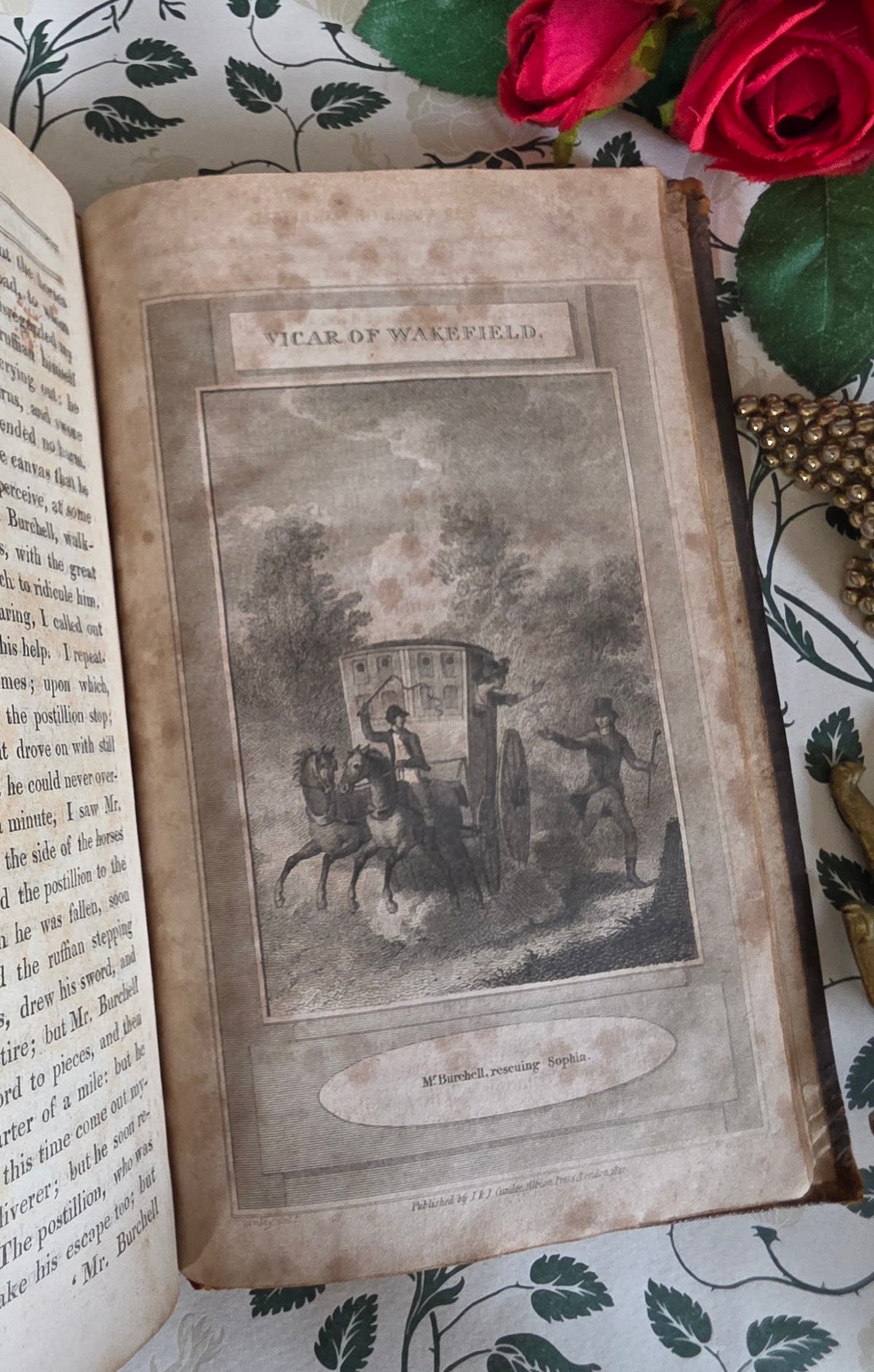 1812 RESCUE COPY - The Vicar of Wakefield by Oliver Goldsmith - Engraved Plates