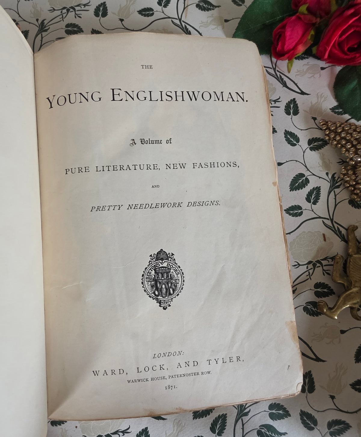 1871 RESCUE COPY of The Young Englishwoman - Includes Very Early Serialisation of Little Women