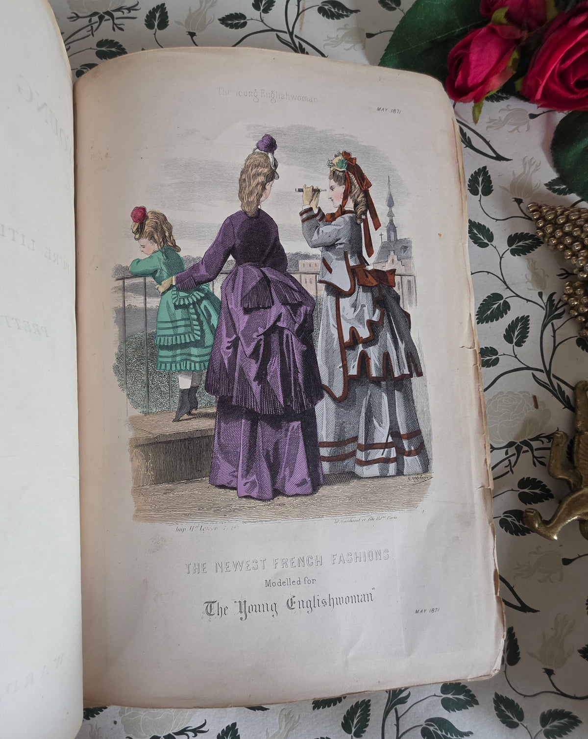 1871 RESCUE COPY of The Young Englishwoman - Includes Very Early Serialisation of Little Women