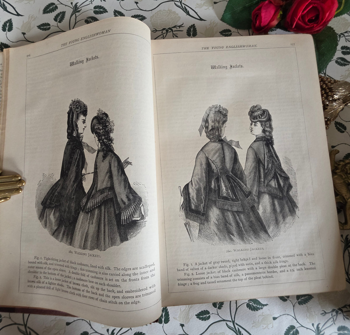 1871 RESCUE COPY of The Young Englishwoman - Includes Very Early Serialisation of Little Women