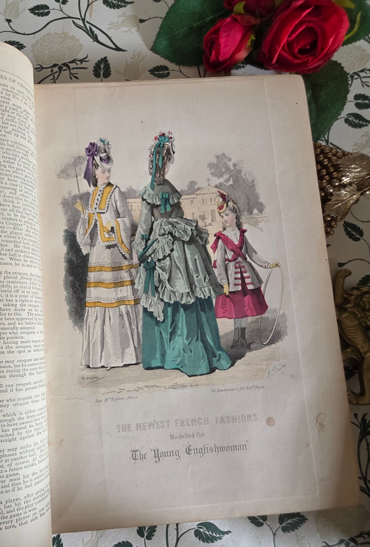 1871 RESCUE COPY of The Young Englishwoman - Includes Very Early Serialisation of Little Women